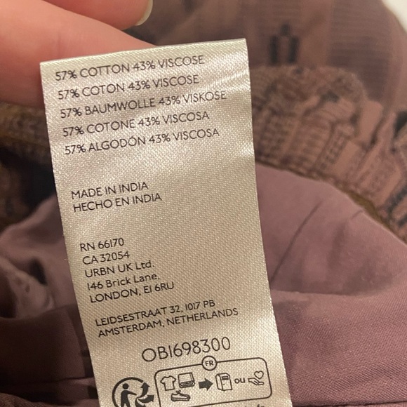 By Anthropologie Brown Balloon-Leg Jumpsuit XS - Picture 13 of 13